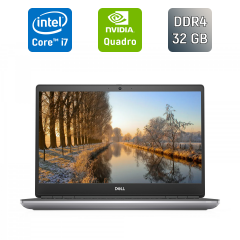 Мобільна робоча станція Б-клас Dell Precision 7550 / 15.6" (1920x1080) IPS / Intel Core i7-10850H (6 (12) ядер по 2.7 - 5.1 GHz) / 32 GB DDR4 / 512 GB SSD / nVidia Quadro T1000, 4 GB GDDR5, 128-bit / WebCam