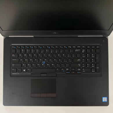 Мобільна робоча станція Б-клас Dell Precision 7720 / 17.3" (1600x900) TN / Intel Core i7-7820HQ (4 (8) ядра по 2.9 - 3.9 GHz) / 16 GB DDR4 / 960 GB SSD / nVidia Quadro P4000, 8 GB GDDR5, 256-bit / HDMI