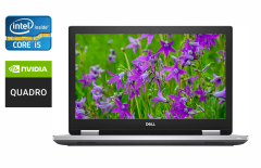 Мобильная рабочая станция Dell Precision 7540 / 15.6" (1920x1080) IPS / Intel Core i5-9400H (4 (8) ядра по 2.5 - 4.3 GHz) / 32 GB DDR4 / 512 GB SSD / nVidia Quadro T2000, 4 GB GDDR5, 128-bit / Fingerprint / Windows 10