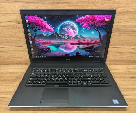 Мобильная рабочая станция Dell Precision 7730 / 17.3" (1920x1080) IPS / Intel Core i7-8850H (6 (12) ядра по 2.6 - 4.3 GHz) / 64 GB DDR4 / 500 GB SSD / nVidia Quadro P3200, 6 GB GDDR5, 192-bit / WebCam / HDMI / Windows 10