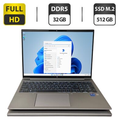 Мобільна робоча станція HP ZBook Firefly 16 G10 / 16" (1920x1200) IPS / Intel Core i7-1360P (12 (16) ядер по 2.2 - 5.0 GHz) / 32 GB DDR5 / 512 GB SSD M.2 / Intel Iris Xe Graphics / WebCam / Fingerprint