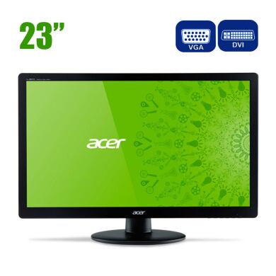 Монітор  Acer S230HL B bd / 23" (1920x1080) TN / VGA, DVI 