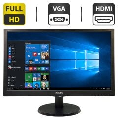 Монітор Philips 233V5L / 22" (1920x1080) TN / VGA, HDMI, Audio