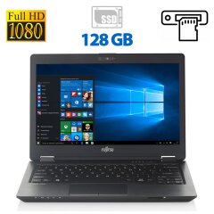 Нетбук Fujitsu LifeBook U727 / 12.5" (1920x1080) IPS / Intel Core i5-7200U (2 (4) ядра по 2.5 - 3.1 GHz) / 8 GB DDR4 / 128 GB SSD / Intel HD Graphics 620 / WebCam / VGA / Windows 10 Pro