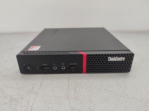 Неттоп Lenovo ThinkCentre M715q USFF / AMD Pro A10-9700E (4 ядра по 3.0 - 3.5 GHz) / 8 GB DDR4 / 128 GB SSD / AMD Radeon R7 Graphics + Блок питания