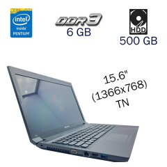 Нотбук Б клас Lenovo B590 / 15.6" (1366x768) TN / Intel Pentium 2020M (2 ядра по 2.4 GHz) / 6 GB DDR3 / 500 GB HDD / nVidia GeForce GT 720M, 1 GB DDR3, 64-bit / WebCam