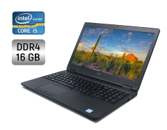 Ноутбук Dell Latitude 5580 / 15.6" (1920x1080) IPS / Intel Core i5-6300U (2 (4) ядра по 2.4 - 3.0 GHz) / 16 GB DDR4 / 256 GB SSD / Intel HD Graphics 520 / WebCam / SIM