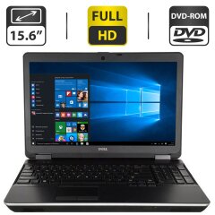Ноутбук Б-клас Dell Latitude E6540 / 15.6" (1920x1080) TN / Intel Core i5-4310M (2 (4) ядра по 2.7 - 3.4 GHz) / 4 GB DDR3 / 500 GB HDD / Intel HD Graphics 4600 / DVD-ROM