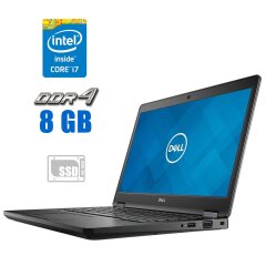 Ноутбук Dell Latitude 5491 / 14" (1920x1080) IPS / Intel Core i7-8750H (6 (12) ядра по 2.2 - 4.1 GHz) / 8 GB DDR4 / 240 GB SSD / Intel UHD Graphics 630