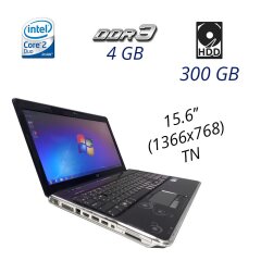 Ноутбук HP dv6 1315er / 15.6" (1366x768) TN / Intel Core 2 Duo P7350 (2 ядра по 2.0 GHz) / 4 GB DDR3 / 300 GB HDD / WebCam / HDMI / DVD-RW / АКБ держит 0 минут