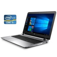 Ноутбук HP ProBook 450 G3 / 15.6" (1366x768) TN / Intel Core i5-6200U (2 (4) ядра по 2.3 - 2.8 GHz) / 8 GB DDR3 / 256 GB SSD / Intel HD Graphics 520 / WebCam