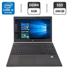 Ноутбук HP ProBook 450 G5 / 15.6" (1920x1080) IPS / Intel Core i5-8250U (4 (8) ядра по 1.6 - 3.4 GHz) / 8 GB DDR4 / 240 GB SSD / Intel UHD Graphics 620 / WebCam
