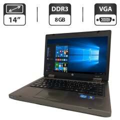 Ноутбук HP ProBook 6460b / 14" (1366x768) TN / Intel Core i5-2410M (2 (4) ядра по 2.3 - 2.9 GHz) / 8 GB DDR3 / 500 GB HDD / Intel HD Graphic 3000 / WebCam / DVD-ROM / Нова АКБ