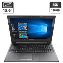 Ноутбук Lenovo G50-80 / 15.6" (1366x768) TN / Intel Core i5-5200U (2 (4) ядра по 2.2 - 2.7 GHz) / 8 GB DDR3 / 128 GB SSD / Intel HD Graphics 5500 / WebCam / DVD-ROM
