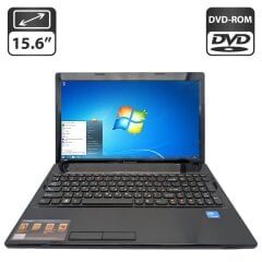 Ноутбук Lenovo G580 / 15.6" (1366x768) TN / Intel Celeron B830 (2 ядра по 1.8 GHz) / 8 GB DDR3 / 320 GB HDD / Intel HD Graphics / WebCam / DVD-ROM