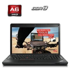 Ноутбук Lenovo ThinkPad Edge E545 / 15.6" (1366x768) TN / AMD A6-5350M (2 ядра по 2.9 - 3.5 GHz) / 4 GB DDR3 / 320 GB HDD / AMD Radeon HD 8450G Graphics / WebCam