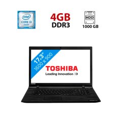 Ноутбук Toshiba Satellite PRO C70-B / 17.3" (1600x900) TN LED / Intel Core i3-4005U (2 (4) ядра по 1.7 GHz) / 4 GB DDR3 / 1000 GB HDD / Intel HD Graphics 4400 / WebCam