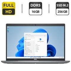 Новый ультрабук Dell Latitude 5550 / 15.6" (1920x1080) IPS / Intel Core Ultra 5 135H (14 (18) ядер по 1.7 - 4.6 GHz) / 16 GB DDR5 / 256 GB SSD M.2 / Intel Arc Graphics / WebCam