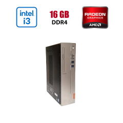 ПК Lenovo Ideacentre 510S-08IKL SFF / Intel Core i3-7100 (2 (4) ядра по 3.9 GHz) / 16 GB DDR4 / 256 GB SSD / AMD Radeon E9173, 2 GB GDDR5, 64-bit / Wi-Fi / Win 10 Lic