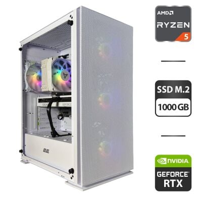 Збірка під замовлення: новий ігровий ПК 2E Gaming Virtus Neo White Tower / AMD Ryzen 5 7500F (6 (12) ядер по 3.7 - 5.0 GHz) / 32 GB DDR5 / 1000 GB SSD M.2 / nVidia GeForce RTX 4060 Ti Super, 8 GB GDDR6, 128-bit / 650W Збірка під замовлення: новий ігровий ПК 2E Gaming Virtus Neo White Tower / AMD Ryzen 5 7500F (6 (12) ядер по 3.7 - 5.0 GHz) / 32 GB DDR5 / 1000 GB SSD M.2 / nVidia GeForce RTX 4060 Ti Super, 8 GB GDDR6, 128-bit / 650W