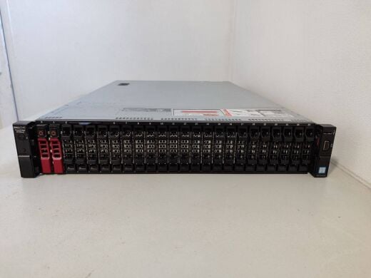 Сервер Dell PowerEdge R730xd 24SFF 2U Rack / 2x Intel Xeon E5-2690 v4 (14 (28) ядер по 2.6 - 3.5 GHz) / 64 GB DDR4 / 2x 450 GB HDD (SAS) / Matrox G200eR2 / 2x 750W