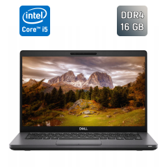 Ультрабук Б-класс Dell Latitude 5400 / 14" (1920x1080) IPS / Intel Core i5-8365U (4 (8) ядра по 1.6 - 4.1 GHz) / 16 GB DDR4 / 256 GB SSD / Intel UHD Graphics / HDMI / WebCam / SIM