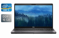 Ультрабук Б-класс Dell Latitude 5501 / 15.6" (1920x1080) IPS / Intel Core i5-9400H (4 (8) ядра по 2.5 - 4.3 GHz) / 16 GB DDR4 / 256 GB SSD / Intel UHD Graphics 630 / WebCam / SIM