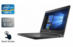 Ультрабук Dell Latitude 5480 / 14" (1920x1080) IPS / Intel Core i5-7300U (2 (4) ядра по 2.6 - 3.5 GHz) / 8 GB DDR4 / 256 GB SSD / Intel HD Graphics 620 / WebCam / Fingerprint / Windows 10