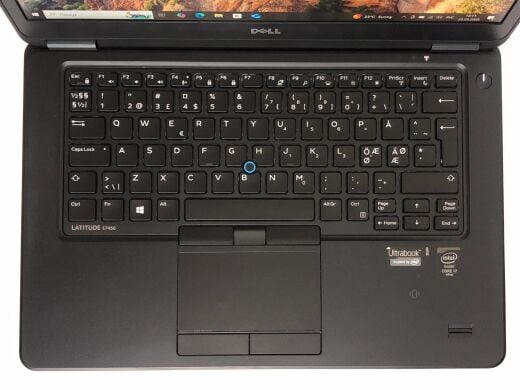 Ультрабук Dell Latitude E7450 / 14" (1920x1080) IPS / Intel Core i7-5600U (2 (4) ядра по 2.6 - 3.2 GHz) / 8 GB DDR3 / 256 GB SSD / nVidia GeForce 840M, 2 GB GDDR3, 64-bit / WebCam / Win 10 Pro