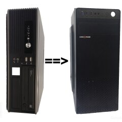 Заміна компактного корпусу (SFF) на новий стандартний (Tower)