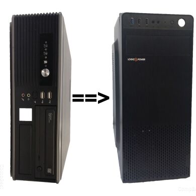 Заміна компактного корпусу (SFF) на новий стандартний (Tower)