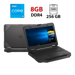 Защищенный ноутбук Dell Latitude 5414 Rugged / 14" (1920x1080) IPS Touch / Intel Core i5-6300U (2 (4) ядра по 2.4 - 3.0 GHz) / 8 GB DDR4 / 256 GB SSD / Intel HD Graphics 520 / WebCam