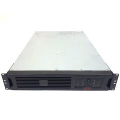 ДБЖ APC Smart-UPS 3000VA RM 2U (DLA3000RMI2U) / 230 V / 3000 V·А / 2700W / 9 виходів / RS-232, USB, SmartSlot