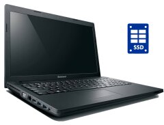Ноутбук Б-клас Lenovo G505 / 15.6" (1366x768) TN / AMD E1-2100 (2 ядра по 1.0 GHz) / 8 GB DDR3 / 120 GB SSD / AMD Radeon HD 8210 Graphics / WebCam / DVD-RW