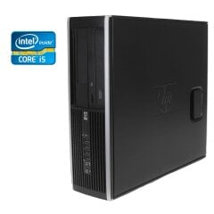 ПК Б-клас HP Compaq 8100 Elite SFF / Intel Core i5-650 (2 (4) ядра по 3.2 - 3.46 GHz) / 16 GB DDR3 / 120 GB SSD + 500 GB HDD / Intel HD Graphics / DVD-ROM