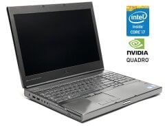 Мобільна робоча станція Б-клас Dell Precision M4600 / 15.6" (1600x900) TN / Intel Core i7-2720QM (4 (8) ядра по 2.2 - 3.3 GHz) / 8 GB DDR3 / 256 GB SSD / nVidia Quadro 2000M, 2 GB GDDR3, 128-bit / DVD-ROM
