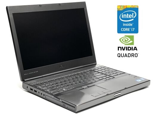 Мобільна робоча станція Б-клас Dell Precision M4600 / 15.6" (1600x900) TN / Intel Core i7-2720QM (4 (8) ядра по 2.2 - 3.3 GHz) / 8 GB DDR3 / 256 GB SSD / nVidia Quadro 2000M, 2 GB GDDR3, 128-bit / DVD-ROM