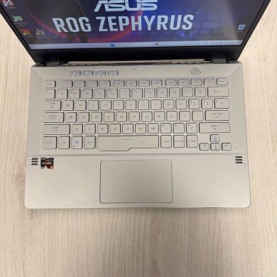 Ігровий ультрабук Б-клас Asus ROG Zephyrus G14 GA401IV / 14" (1920x1080) IPS / AMD Ryzen 9 4900HS (8 (16) ядер по 3.0 - 4.3 GHz) / 16 GB DDR4 / 512 GB SSD NVMe / nVidia GeForce RTX 2060 Max-Q, 6 GB GDDR6, 192-bit Ігровий ультрабук Б-клас Asus ROG Zephyrus G14 GA401IV / 14" (1920x1080) IPS / AMD Ryzen 9 4900HS (8 (16) ядер по 3.0 - 4.3 GHz) / 16 GB DDR4 / 512 GB SSD NVMe / nVidia GeForce RTX 2060 Max-Q, 6 GB GDDR6, 192-bit