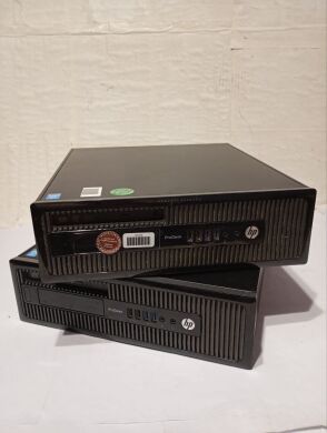 ПК Б-класс HP ProDesk 400 G1 SFF / Intel Core i5-4570 (4 ядра по 3.2 - 3.6 GHz) / 8 GB DDR3 / 500 GB HDD / Intel HD Graphics 4600 / DVD-RW + USB-флешка 64 GB