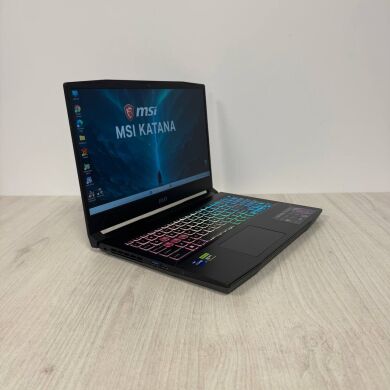 Игровой ноутбук Б-класс MSI Katana 15 B12VFK / 15.6" (1920x1080) IPS / Intel Core i7-12650H (10 (16) ядер по 2.3 - 4.7 GHz) / 16 GB DDR5 / 1000 GB SSD M.2 / nVidia GeForce RTX 4060, 8 GB GDDR6, 128-bit / WebCam / HDMI