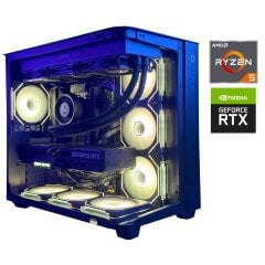 Игровой ПК Arctic Tower / AMD Ryzen 5 3600 (6 (12) ядер по 3.6 - 4.2 GHz) / 32 GB DDR4 / 500 GB SSD + 1000 GB HDD / nVidia GeForce RTX 2060 Super, 8 GB GDDR6, 256-bit