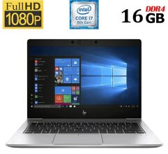 Ультрабук HP EliteBook 830 G5 / 13.3" (1920x1080) IPS / Intel Core i7-8650U (4 (8) ядра по 1.9 - 4.2 GHz) / 16 GB DDR4 / 512 GB SSD M.2 / Intel UHD Graphics 620 / WebCam / Fingerprint / USB 3.1 / HDMI