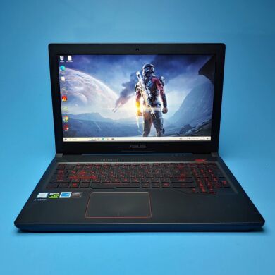 Ігровий ноутбук Asus FX503VM / 15.6" (1920x1080) TN / Intel Core i5-7300HQ (4 ядра по 2.5 - 3.5 GHz) / 16 GB DDR4 / 128 GB SSD + 1000 GB HDD / nVidia GeForce GTX 1060, 3 GB GDDR5, 192-bit / WebCam / Win 10 Home