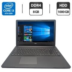 Ноутбук Dell Inspiron 15 3567 / 15.6" (1920x1080) TN / Intel Core i3-6006U (2 (4) ядер по 2.0 GHz) / 8 GB DDR4 / 1000 GB HDD / Intel HD Graphics 620 / WebCam / DVD-ROM