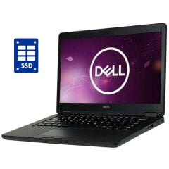 Ультрабук Б-класс Dell Latitude 5480 / 14" (1920x1080) IPS / Intel Core i3-8130U (2 (4) ядра по 2.2 - 3.4 GHz) / 8 GB DDR4 / 128 GB SSD / Intel UHD Graphics 620 / WebCam / Win 10 Pro