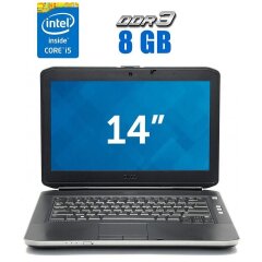 Ноутбук Dell Latitude E5430 / 14" (1366x768) TN / Intel Core i5-3210M (2 (4) ядра по 2.5 - 3.1 GHz) / 8 GB DDR3 / 480 GB SSD / Intel HD Graphics 4000 / WebCam