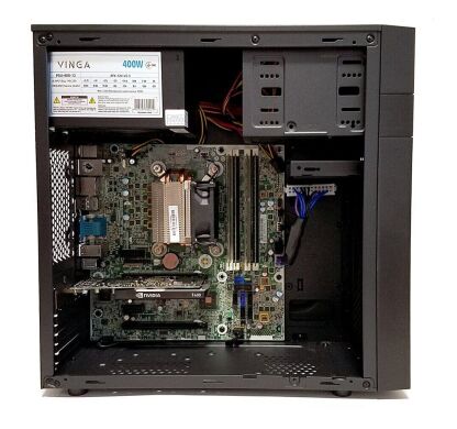 Рабочая станция Vinga CS112B Tower / Intel Xeon E3-1240 v3 (4 (8) ядра по 3.4 - 3.8 GHz) (аналог i7-4770) / 32 GB DDR3 / 256 GB SSD / nVidia Quadro T400, 4 GB GDDR6, 64-bit Рабочая станция Vinga CS112B Tower / Intel Xeon E3-1240 v3 (4 (8) ядра по 3.4 - 3.8 GHz) (аналог i7-4770) / 32 GB DDR3 / 256 GB SSD / nVidia Quadro T400, 4 GB GDDR6, 64-bit