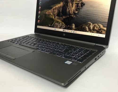 Мобільна робоча станція HP ZBook 15 G6 / 15.6" (1920x1080) IPS / Intel Core i5-9300H (4 (8) ядра по 2.4 - 4.1 GHz) / 16 GB DDR4 / 512 GB SSD NVMe / nVidia Quadro T1000, 4 GB GDDR5, 128-bit / WebCam / Win 11 Pro