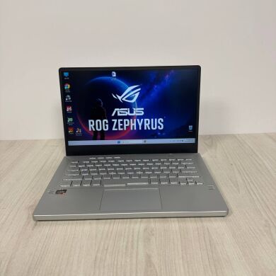 Ігровий ультрабук Б-клас Asus ROG Zephyrus G14 GA401IV / 14" (1920x1080) IPS / AMD Ryzen 9 4900HS (8 (16) ядер по 3.0 - 4.3 GHz) / 16 GB DDR4 / 512 GB SSD NVMe / nVidia GeForce RTX 2060 Max-Q, 6 GB GDDR6, 192-bit Ігровий ультрабук Б-клас Asus ROG Zephyrus G14 GA401IV / 14" (1920x1080) IPS / AMD Ryzen 9 4900HS (8 (16) ядер по 3.0 - 4.3 GHz) / 16 GB DDR4 / 512 GB SSD NVMe / nVidia GeForce RTX 2060 Max-Q, 6 GB GDDR6, 192-bit
