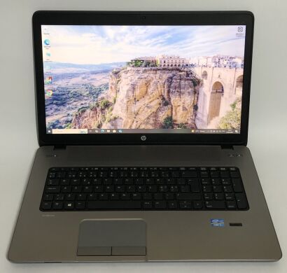 Ноутбук Б-клас HP ProBook 470 G0 / 17.3" (1600x900) TN / Intel Core i7-3632QM (4 (8) ядра по 2.2 - 3.2 GHz) / 8 GB DDR3 / 750 GB HDD / AMD Radeon HD 8750M, 1 GB DDR3, 128-bit / WebCam / DVD-ROM / Win 10 Pro